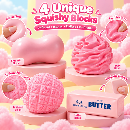 4-Piece Crunchy Squishy